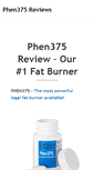 Mobile Screenshot of phen375reviews.net